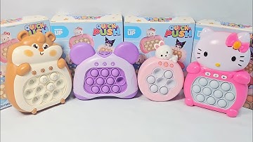 ASMR Playing Pop it Electronic Fast Push Game Fidget Toy | Stage Mode | Level Mode