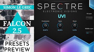 UVI Falcon 2.5 | Spectre | Presets Preview (No Talking)