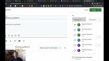How to Schedule Across Multiple Classes in Google Classroom