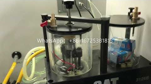 NANTAI CR966 Test Bench HEUI CAT C7 C9 C-9 3126 Injector Testing Operation Video