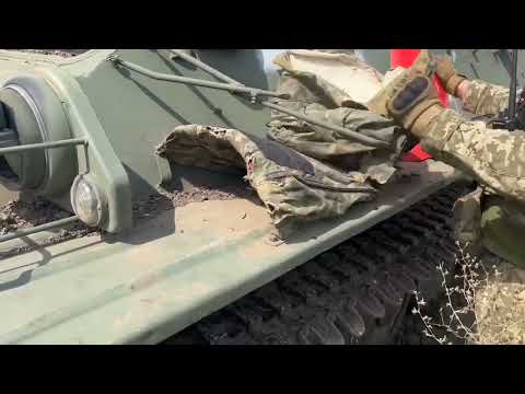 Bulletproof vests of Russian soldiers.  Russian military body armor test in ukraine