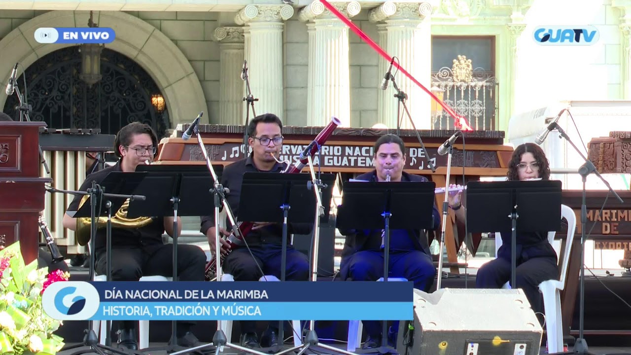 Concierto por la celebración del Día Nacional de la Marimba. 🎶