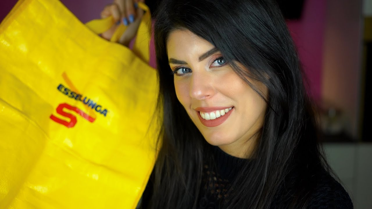 ASMR 🍓 SVUOTA la SPESA MAXI • ESSELUNGA (Whispering)
