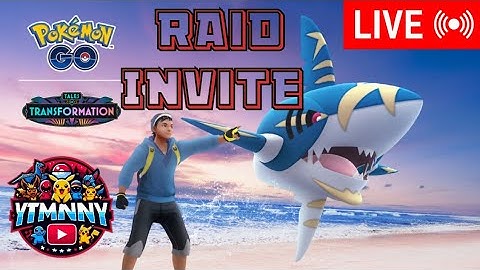 Mega Sharpedo Raid Day Livestream.