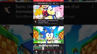 How to get sonic orgins on mobile for free no Roms screenshot 2