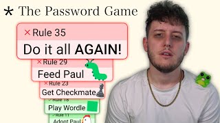 How I Beat The Password Game
