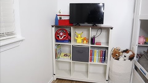 Beautiful 9-Cube Storage Organizer Review | Rustic Farmhouse Bookshelf