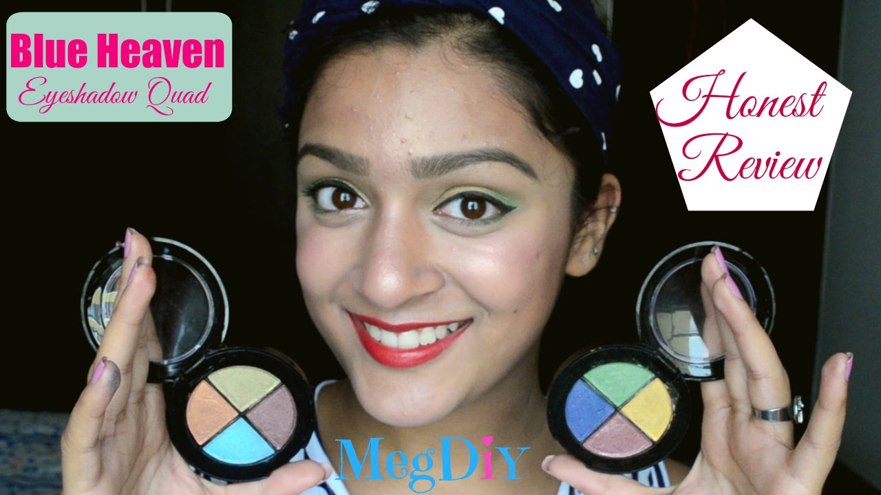 Blue Heaven Eyeshadow Quad | Honest Review & Demo | MegDIY