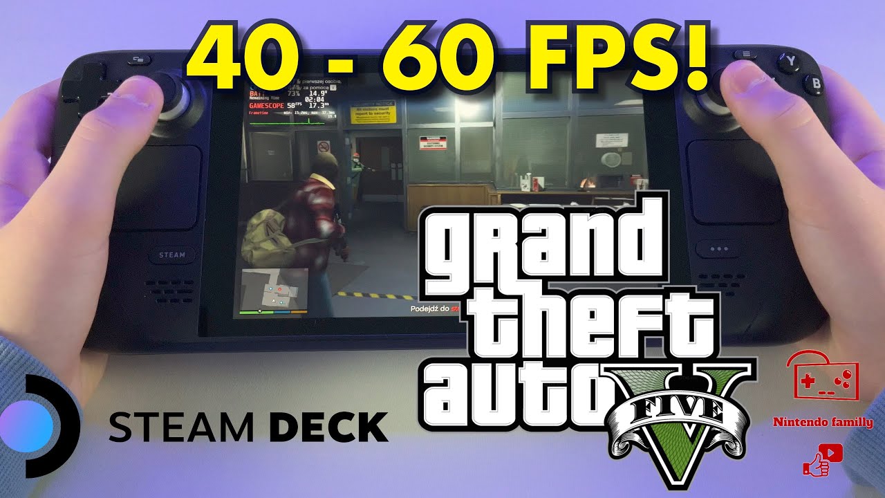 GTA 5 | Steam Deck Gameplay PL #steamdeck #nintendofamilly - YouTube