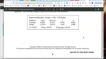AP Stats 2004B (1) Solution