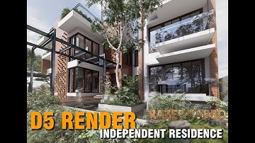 D5 RENDER | DESIGN OF AN INDEPENDENT RESIDENCE | ARCHITECTURE | ANIMATION | SKETCHUP
