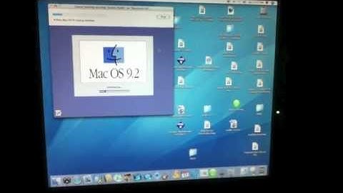 Macintosh Classic Environment ( Mac OS 9.2 ) under Mac OS 10.4