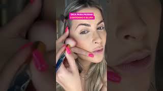 DICA PARA PASSAR BLUSH E CONTORNO