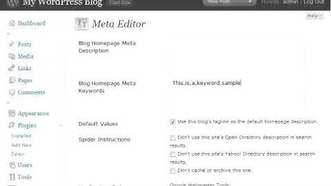 SEO Ultimate WordPress SEO Plugin Tutorial 1