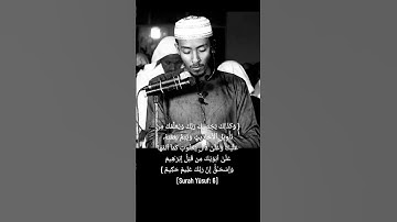 تلاوة خاشعة للشيخ عفيف محمد تاج آيات من سورة يوسف