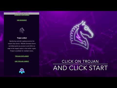 Starting with Trojan Solana bot on Telegram | Tutorial by Solanatradingbots.com