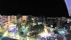 Time Lapse Port FréJus tombée de la nuit