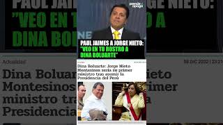 #Elecciones2026#DebatePresidencial: Paul Jaimes a Jorge Nieto: "Veo en tu rostro a Dina Boluarte"