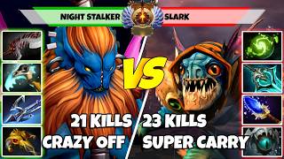 NIGHT STALKER (Off) vs SLARK (Carry) - Epic Battle Of Divine Rank Dota 2 Players - Z Dota 2
