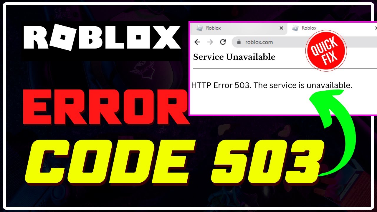 Fix Roblox Service Unavailable [Resolve Error 503 Instantly]  