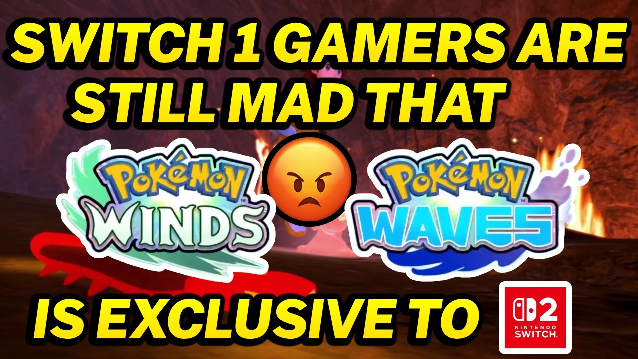 Игроки на Switch 1 до сих пор недовольны тем, что Pokémon Winds and Waves стали эксклюзивом для S...