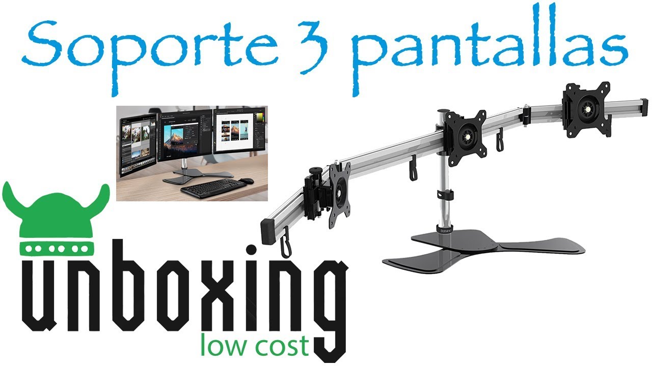💻 El mejor setup para Gaming. Soporte para 3 pantallas PC. Low Cost -