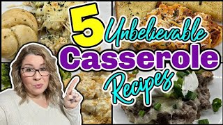 5 Amazing Mouth-Watering CASSEROLE Recipes that you WILL Want n REPEAT!! | Quick and Easy Meals