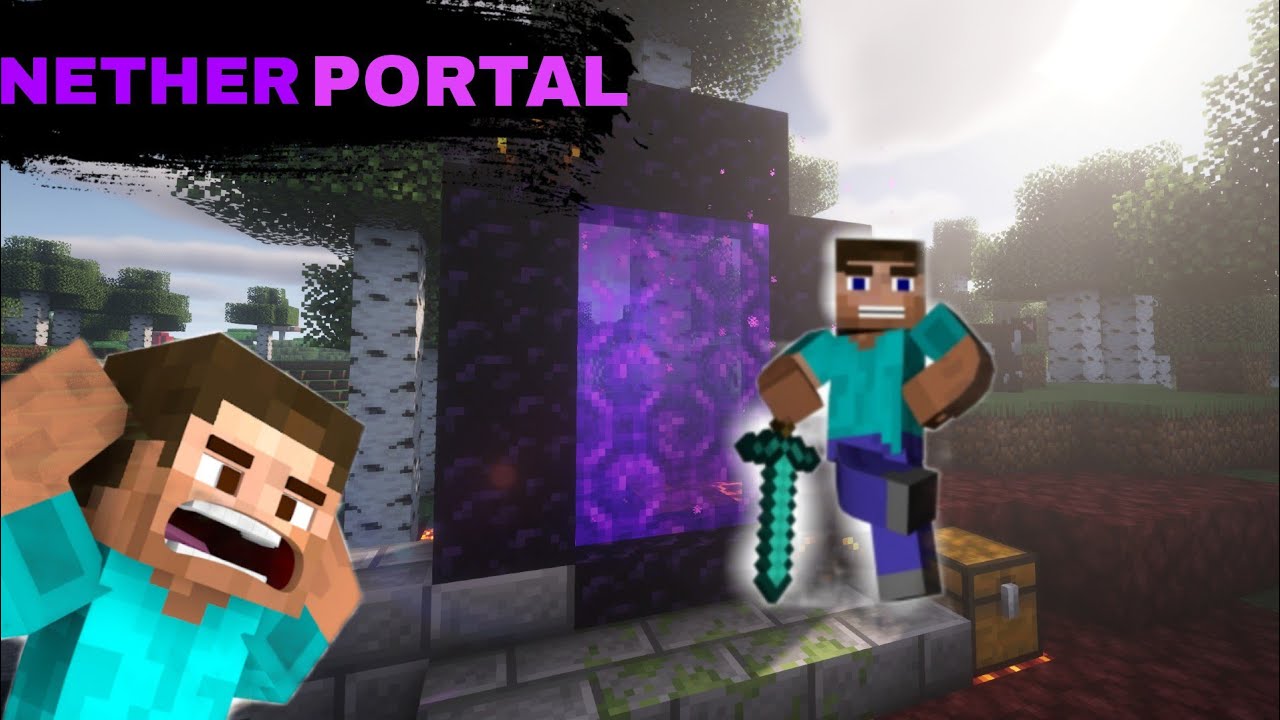 WE CREATED A NETHER PORTAL IN MINECRAFT | EP - 6 | - YouTube
