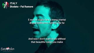 Diodato - Fai Rumore (Testo/ Lyrics) (ITA + ENG)