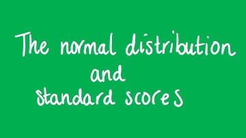 The normal distribution and standard scores | Unit 3 and 4 VCE Further Maths