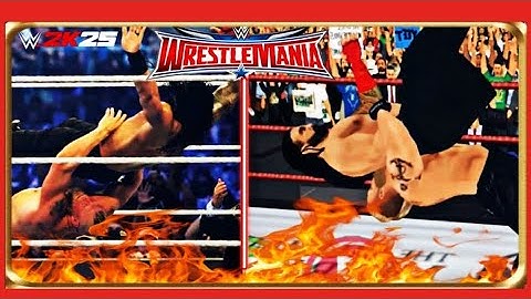 WR3D 2K25 | Brock Lesnar DESTROYS Roman Reigns in Suplex City!