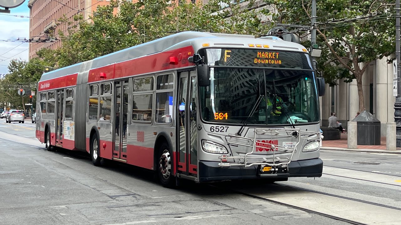 Muni San Francisco sf 市営鉄道　slow poke Muni San Francisco sf 市営鉄道 slow poke Power line issue