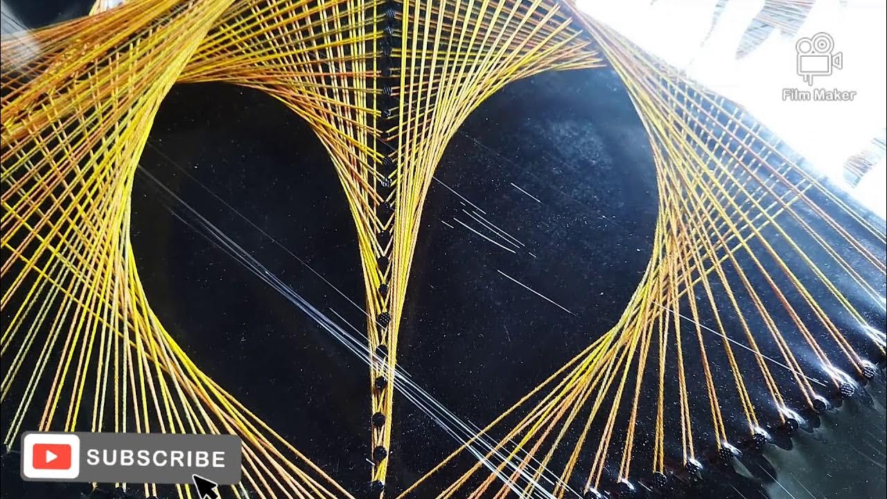 Geometric Circle String art design ️ - YouTube
