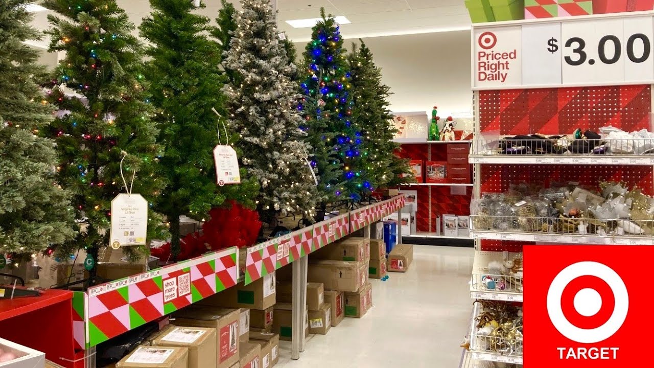 TARGET CHRISTMAS DECORATIONS CHRISTMAS TREES ORNAMENTS SHOP WITH ME ...