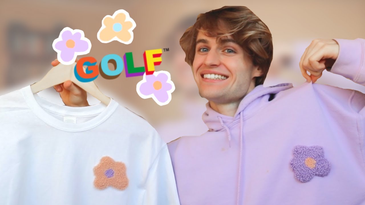 GOLF WANG INSPIRED FLOWER HOODIE | PUNCH NEEDLE DIY | Henri Purnell