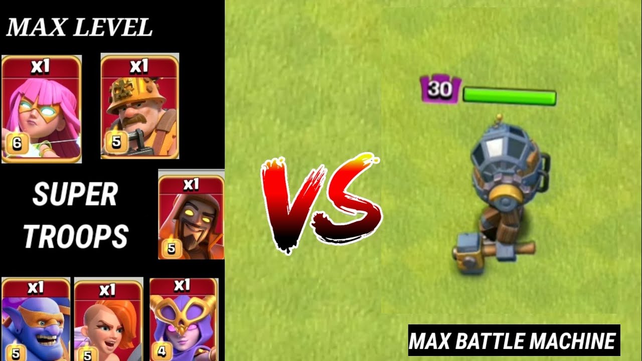 SUPER TROOPS VS BATTLE MACHINE