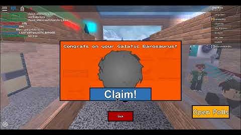 Dinosaur simulator Getting a Galactic Baro!