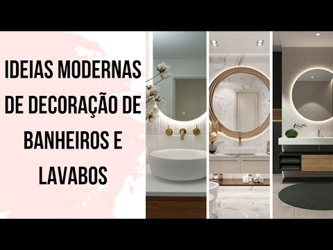 Vídeo: Ideias modernas para design de banheiro