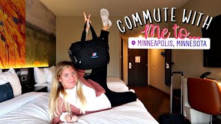 THE FLIGHT ATTENDANT LIFE || Commute with me + what's in my lunch box?!