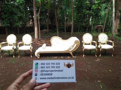 Set Kursi  Pelaminan Pernikahan Pengantin  Baru Modern  Mebel 