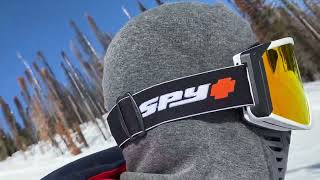 Snowboarding Double Black Diamond Tamarack Ski Resort Idaho.