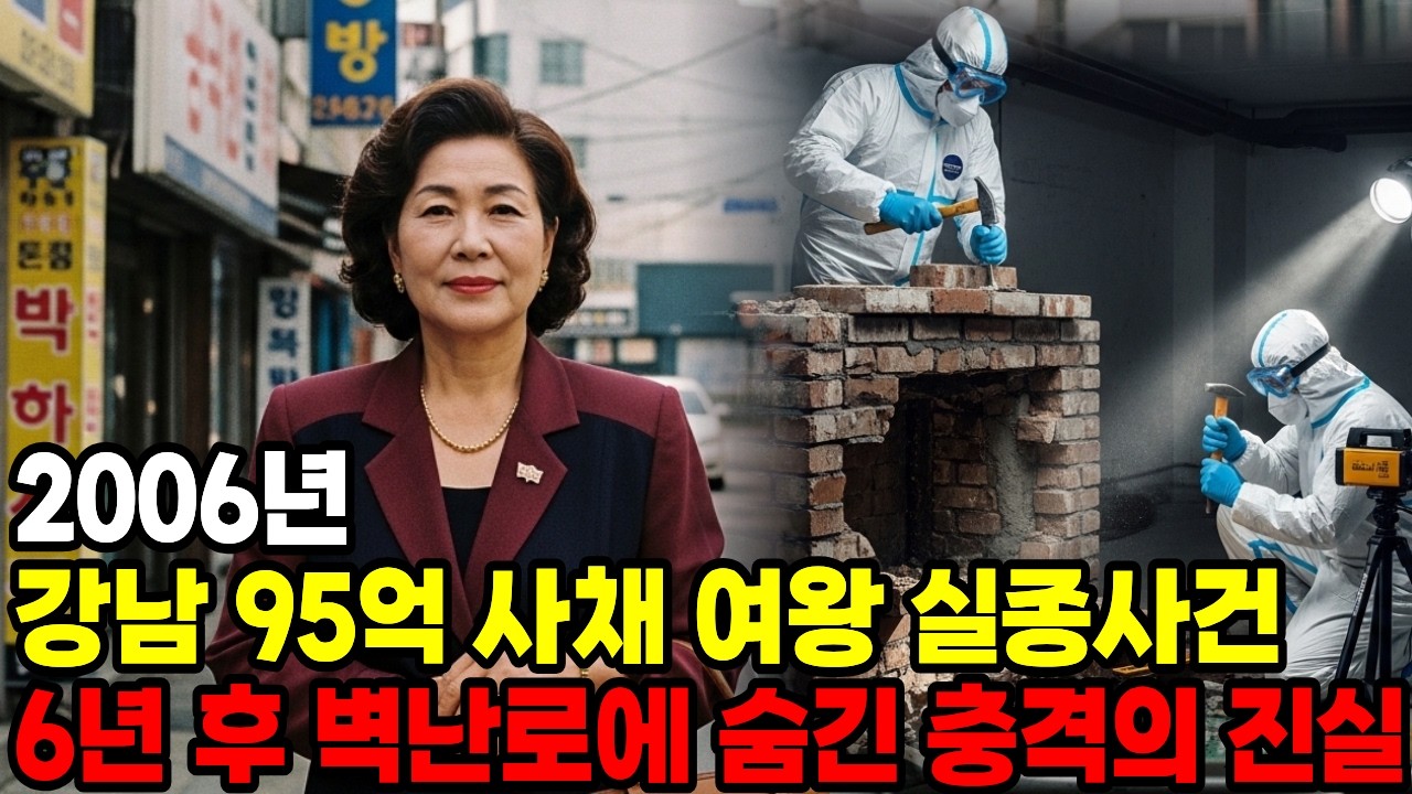 1996년 서울 강남 95억 사채 여왕 실종... 지하실 벽난로 안쪽에서 드러난 막내 아들의 충격적 배신