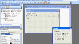 Excel Solution - How to Create a Data Entry Form 1 - Create an Entry Template.avi