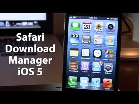 Safari Download Manager iOS 5 - Download Files On iPhone From Safari