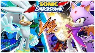 SILVER FIGHTS BLAZE - Silver Vs Blaze In Sonic Smackdown!