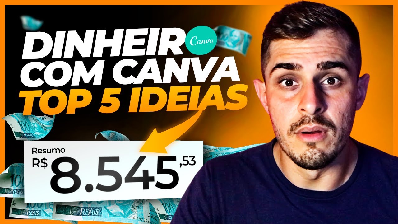 TOP 05 Formas de GANHAR DINHEIRO Com o Canva na Internet Que São POUCO EXPLORADAS