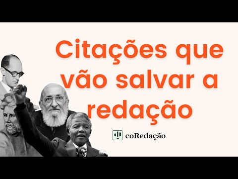 CITAÇÕES QUE VÃO SALVAR SUA REDAÇÃO SOBRE EDUCAÇÃO