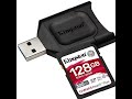 Карта памяти Kingston Canvas React Plus SDXC 128Gb - краткий обзор