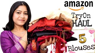 Readymade Blouses from Amazon|Blouse Haul|Makeup By Nidhi