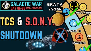 S.O.N.Y. Virus and TCS Shutdown Completed - Galactic War Update Day 86-88(2024/05/03-05) screenshot 4